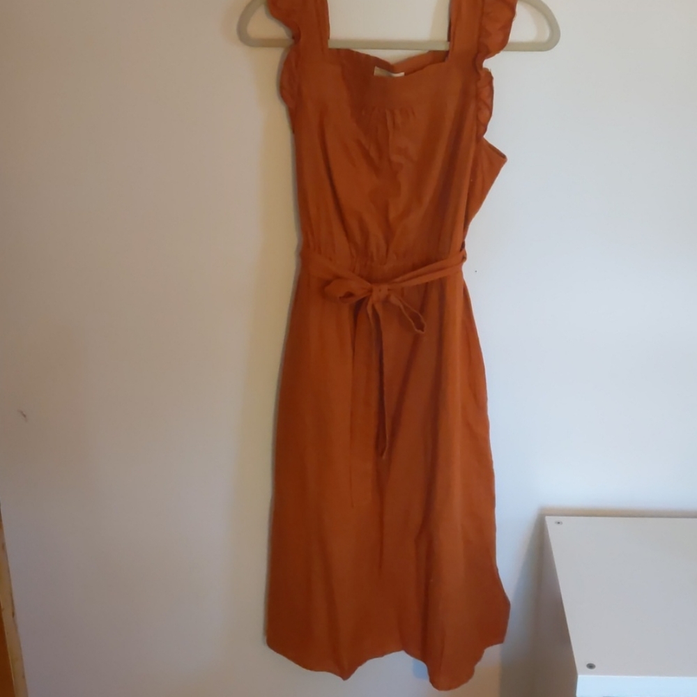 Apron Midi Dress